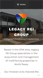Mobile Screenshot of legacyreigroup.com