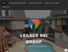 Tablet Screenshot of legacyreigroup.com